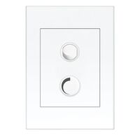 HPM VIVO 250VA 2 Wire Trailing Edge Rotary Dimmer White