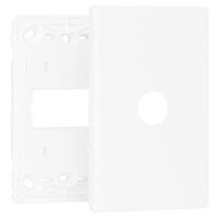 Excel Life Smart Grid & Plate for 1 Gang Switch or Dimmer Matt White