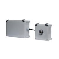 Freezer LED Super Satellite D100 complete 3m remote gear - grey finish with lithium battery - Galaxy