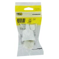 HPM 15A 3 Pin Extension Socket Outlet White