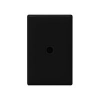 Linea TV outlet coaxial 1 gang 75 Ohm black