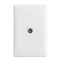 Linea - TV outlet PAL F-type 1 gang 75 Ohm white