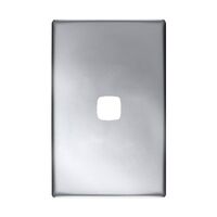 Linea - Coverplate 1 gang matt silver