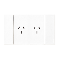 Bticino Living Now 4 Module Double Powerpoint Coverplate White