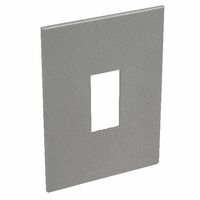 ARTEOR Square 1 Module Vertical Coverplate Magnesium
