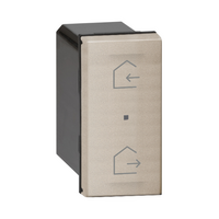 Arteor with Netatmo 1 Module Wireless Home-Away Master Clip-In Grid Switch Champagne