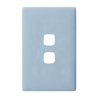 Linea - Coverplate 2 gang cheeky boy blue