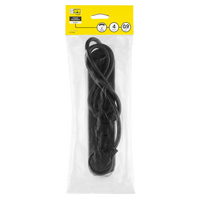 HPM Standard 4 Outlet Powerboard Black