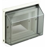 AQUA WS44 Series IP23 Weatherproof Surface Mount Utility Enclosure White