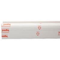 DLP PVC 50x80mm Trunking 2m White