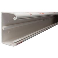 DLP PVC 50x80mm Trunking 2m White