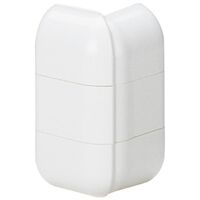 DLP 20x120mm Mini Trunking Exterior Angle White