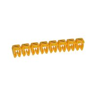 CAB3 - Markers for wiring 4 to 6mm² black symbols on yellow background 4-6mm² symbol / pack of 300