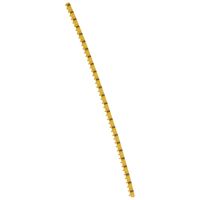 CAB3 - Markers for terminal blocks and wiring 0.15 to 0.5mm² black symbols on yellow background 0.15-0.5mm² symbol DC pack of 300