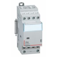 CX3 - modular contactor - 400V a.c. 4P 25A 4NO 230V a.c. coil without handle 2 module