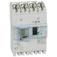 DPX³ 160 Thermal Magnetic MCCB with e.l.c.bs- Icu 25 kA - 400 V~ - 4 Phase - 160 A