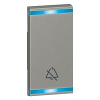 Arteor hotel equipment - BUS/SCS - Square key cover - DO NOT DISTURB+PLEASE CLEAN THE ROOM - magnesium