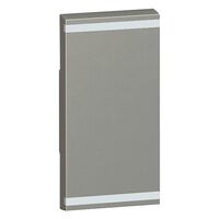 Arteor - MyHOME - Square key cover BUS/SCS - without marking - 1 module - magnesium