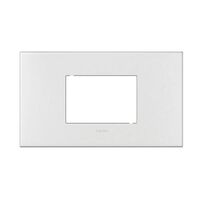 ARTEOR 3 Module Standard Shaver Coverplate White