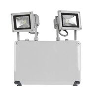 Legrand IP65 5W 1160lm LED Twin Spotlight Grey