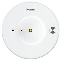 Economy LED Satellite D40 flex & plug - white finish with lithium battery