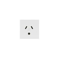 Arteor modular - Single powerpoint autoswitch mechanism 1 gang 10A 240V a.c. with round earth white