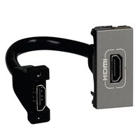 Arteor modular - HDMI socket/mechanism v1.4 1 module magnesium