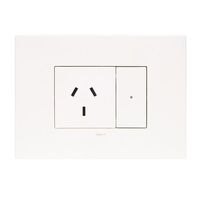 ARTEOR with NETATMO - Smart Single Powerpoint - 16Amp 3 Module - White