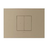 ARTEOR with NETATMO - Smart Switch Horizontal - 2 Gang - 3 Wire - Champagne