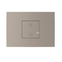 ARTEOR with NETATMO - Wireless Master On/Off Scenario - Horizontal - 1 Gang 2 Module - Aluminium