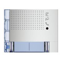 Bticino Sfera New Double Column 2 Pushbutton Audio Speaker Module Front Cover Allmetal