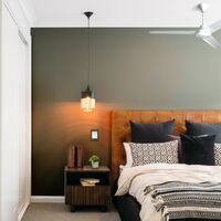 HPM Aluminium 3 Blade Hangsure Ceiling Fan 1220mm 48in White