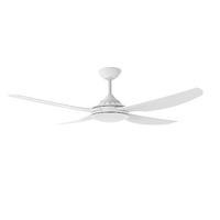 HPM Serene 4 Blade AC Ceiling Fan 1320mm 52in White