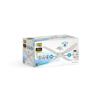 HPM Serene 4 Blade AC Ceiling Fan 1320mm 52in White