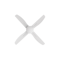 HPM Serene 4 Blade AC Ceiling Fan 1320mm 52in White