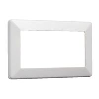 Como - Horizontal coverplate horizontal 2 gang white