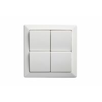 Como - Vertical switch 4 gang 10A 240V a.c. white