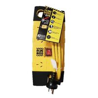 HPM Plug Boss Heavy Duty 6 Outlet 700J Surge Protection Powerboard