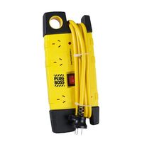 HPM Plug Boss Heavy Duty 6 Outlet 700J Surge Protection Powerboard