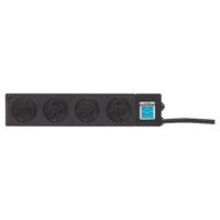 HPM General Purpose Child Safe 4 Outlet 175J Surge Protected Powerboard Black
