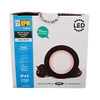 HPM DLI 5W 515lm LED Cool White Dimmable Downlight with Integrated Driver 70mm Black
