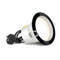 HPM DLI 7W 820lm LED Cool White Dimmable Downlight with Integrated Driver 90mm Black