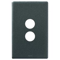 Excel Life Switch Coverplate 2 Gang Urban Grey