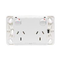 HPM VIVO 10A Horizontal Double Power Point Grid & Mech White