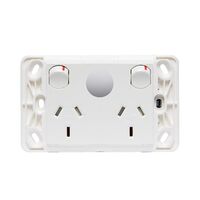 HPM VIVO 10A Double Power Point Grid & Mech with Extra Function Hole White