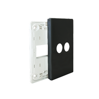 Excel Life Smart Grid & Plate for 1 Wireless Master Switch or Blind Switch Matt Black