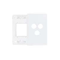 Excel Life Smart Grid & Plate for 1 Smart Switch / Dimmer and 1 Wireless Master Switch / Blind Switch Matt White