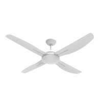 HPM Serene 4 Blade AC Ceiling Fan 1320mm 52in White