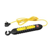 HPM Plug Boss Heavy Duty 4 Outlet 1050J Surge Protection Powerboard