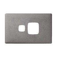 Linea Powerpoint coverplate 1 gang gun metal